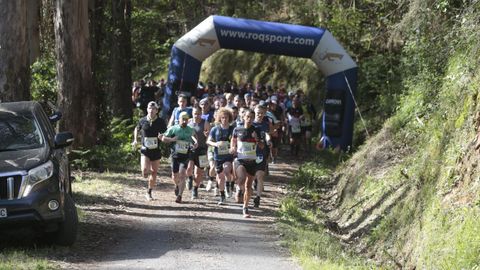 Salida de la carrera de 21 kil�metros desde Naseiro, en el 2024.