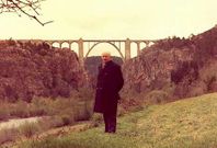 El proyecto m�s importante de Francisco G�mez fue el espectacular viaducto de Gundi�n, sobre el r�o Ulla.