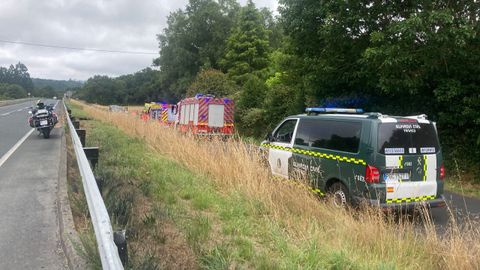 El accidente tuvo lugar en la LU-540