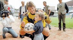 Dutruel, en su presentaci�n en Bala�dos en agosto de 1996.