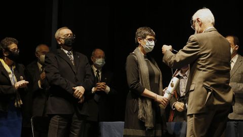  Ingreso de Ana Boulln como membro da Real Academia Galega 