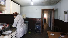 Las deficiencias de un piso de la r�a Otero Pedrayo, en Lugo
