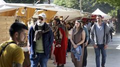 Puestos del mercado de la Praza Maior del Arde Lucus 2025