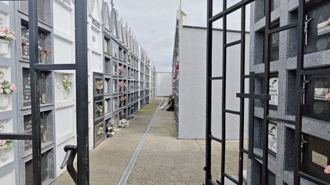 La estructura de nichos donde se registr� el macabro suceso