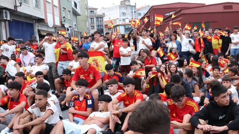 Pantalla gigante en Ribeira.