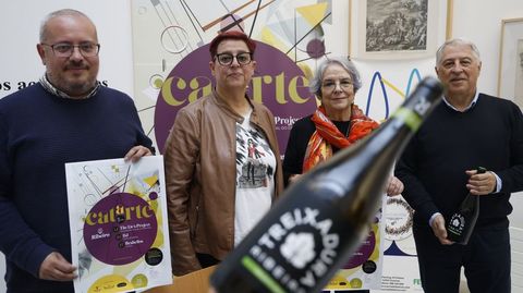 De izquierda a derecha: C�sar Fern�ndez, Concha Iglesias, Paz G�mez y Francisco Gonz�lez. 