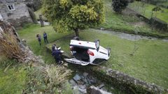 El accidente tuvo lugar en Escourido (Covas-Viveiro)