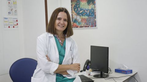 Cristina Garc�a Casals, ginec�loga del Hospital Materno Infantil de A Coru�a.