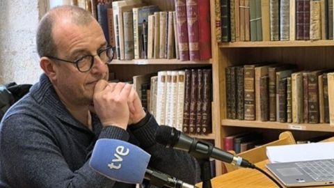 Fernando de Abel Vilel durante una rueda de prensa, en una imagen de archivo.