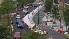 La avenida de Lugo y el nudo de Concheiros, a punto para el Ap�stol