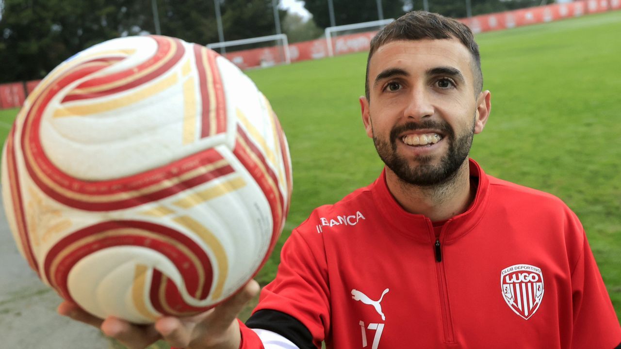 Chiqui, jugador del CD Lugo: «Hay que celebrar las victorias, nunca se sabe cuándo se va a volver a ganar»