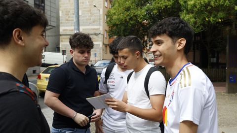 Primer d�a de selectividad en el campus de Ourense