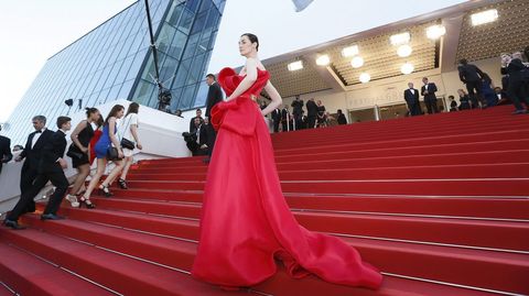 La modelo británico Erin O'Connor