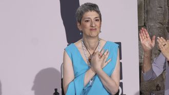 Susana Seoane, fallecida este a�o, recogi� la medalla Castelao para Agaela en el 2025