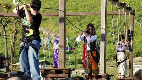 Los m�s peque�os pudieron disfrutar en atracciones y circuitos de aventuras gratuitos