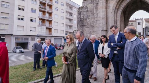 Los representantes del Concello tambin participaron en el recorrido