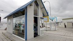 Oficina de turismo de Burela, en la zona portuaria