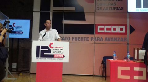 Jos� Manuel Zapico, secretario general de CCOO