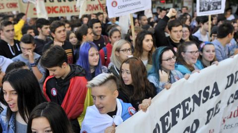 Manifestaci�n en Ferrol