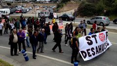 Manifestaci�n de Stop Desahucios en apoyo a los expropiados del Ofim�tico