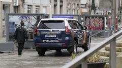 Patrulla de la Polic�a Nacional en Vigo