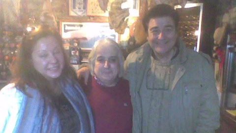 Vicente con el actor M�ximo Valverde