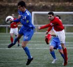 Vicente termin� tocado el partido ante el Grove.