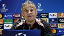 Luis Enrique durante una rueda de prensa