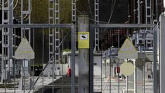Instalaciones de Naturgy en la presa hidroel�ctrica de Belesar, Chantada