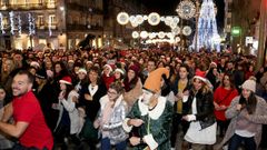 Flashmob en Vigo con Abel Caballero