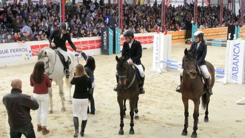 Las gradas del recinto ferial estuvieron ayer abarrotadas durante el desarrollo de las pruebas.