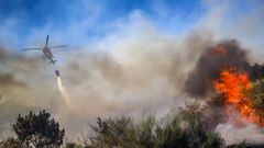 O incendio de Porto do Son foi un dos peores deste vern en Galicia