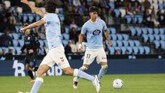 El jugador del Celta Fortuna Hugo Cuenca, durante el partido contra el Tenerife en Bala�dos.
