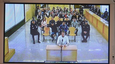Imagen de una de las jornadas del juicio