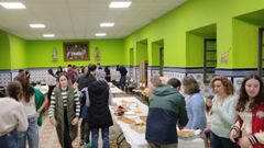 Alumnos y profesores que participan en las actividades del programa Erasmus de movilidad escolar en el colegio Escolapios