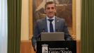 Rueda de prensa del concejal de Deportes y Educaci�n del Ayuntamiento de Gij�n, Jorge Pa�eda, en el Consistorio gijon�s