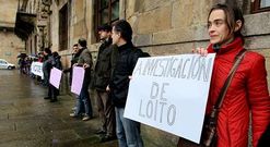 Una de las movilizaciones de febrero de los Parga Pondal para obtener sus plazas.