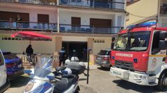 El incendio, segundo del fin de semana en Poio, se registr� en la cocina de una vivienda de la calle Peirado Covelo