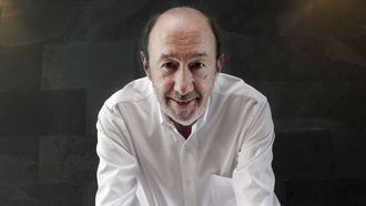 Alfredo P�rez Rubalcaba, en una imagen de octubre del a�o 2012, cuando era secretario general de los socialistas
