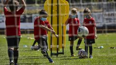 El campus del Atl�tico de Madrid en Viana do Bolo se desarroll� durante esta primera semana de agosto