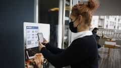 Algunos locales, como el restaurante Boa Vista, ya tienen el c�digo QR operativo