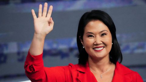 La ultraderechista Keiko Fujimori.