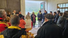 Visita de Ana Miranda al embalse de As Conchas