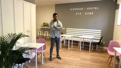 Sergio Iglesias se encuentra al frente del albergue-hostel R�o Eume de Pontedeume