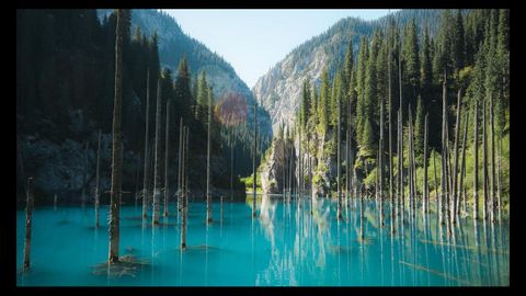 Lago Kolsai, uno de los ms impresionantes