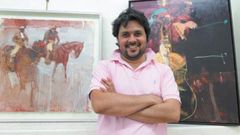 El pintor Diego Ramos