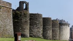 La Muralla de Lugo, a la altura de A Mosqueira