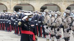 El comandante de la Infanter�a de Marina, Rafael Rold�n, presidi� la ceremonia
