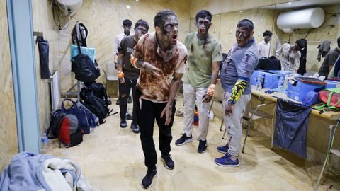 El Curtas Festival do Imaxinario de Vilagarc&iacute;a de Arousa organiz&oacute; el s&aacute;bado anterior al inicio del festival una velada Survival Zombie en la localidad.