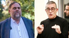 Los candidatos a las primarias Oriol Junqueras y Xavier Gods.